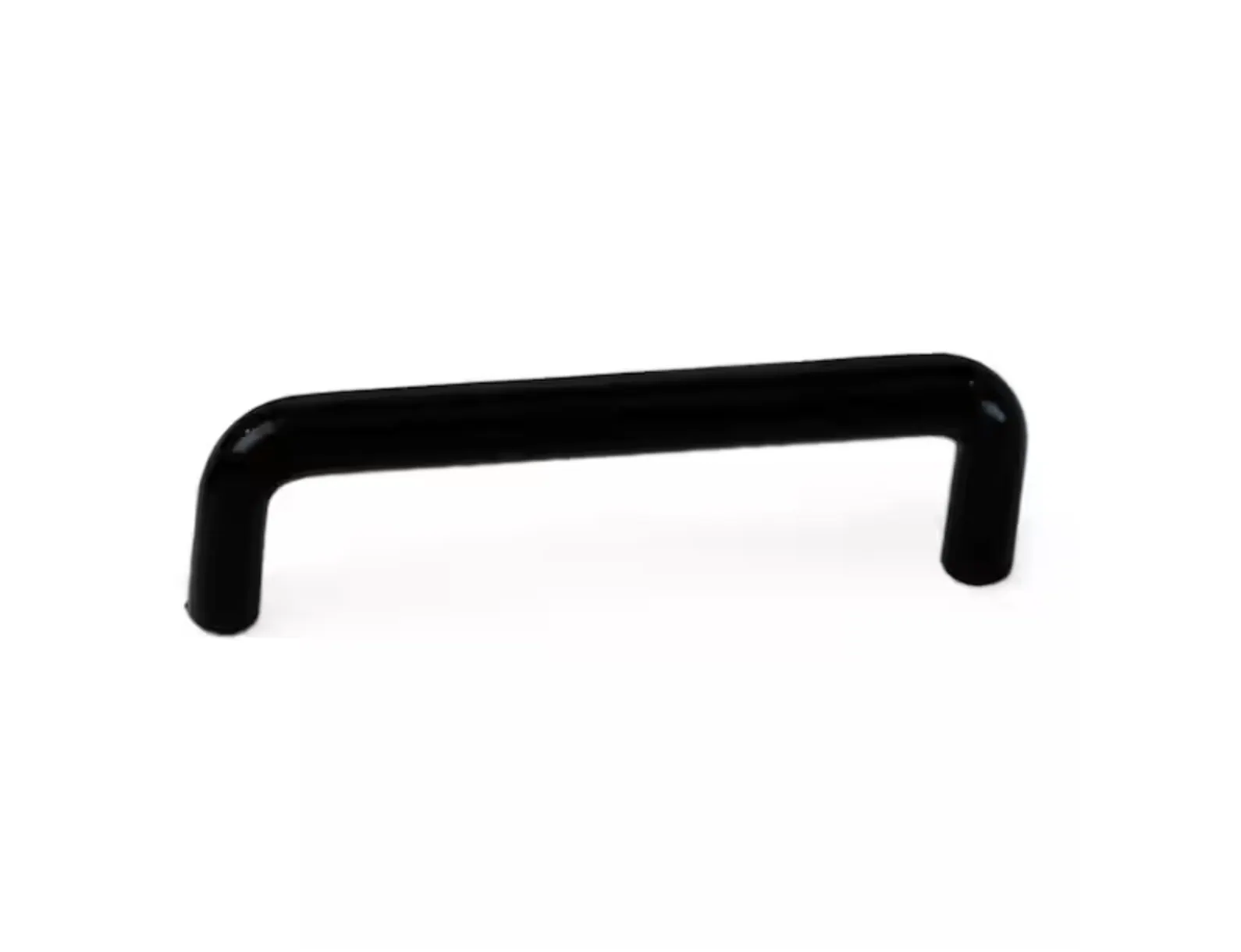 Plastics 4 in. Center-to-Center Black Bar Pull Cabinet Handle